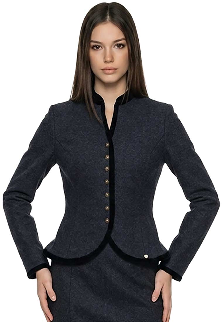 Alpenherz Walkjanker Amelie dunkelblau