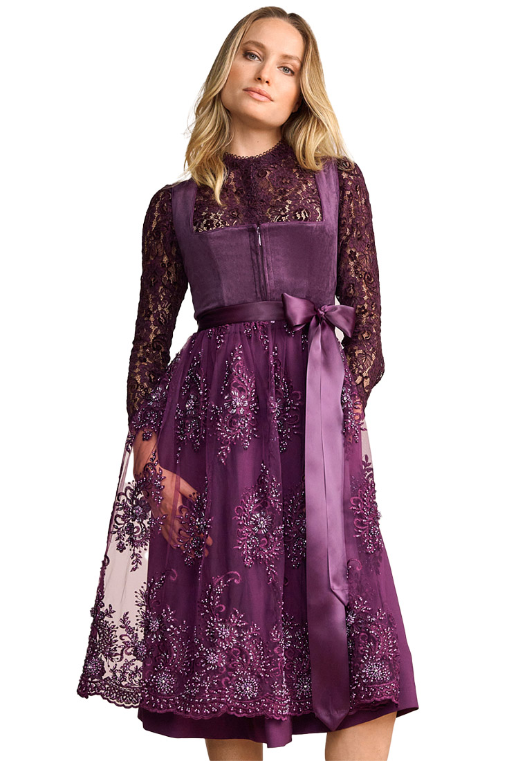 Dirndl Pinella violett