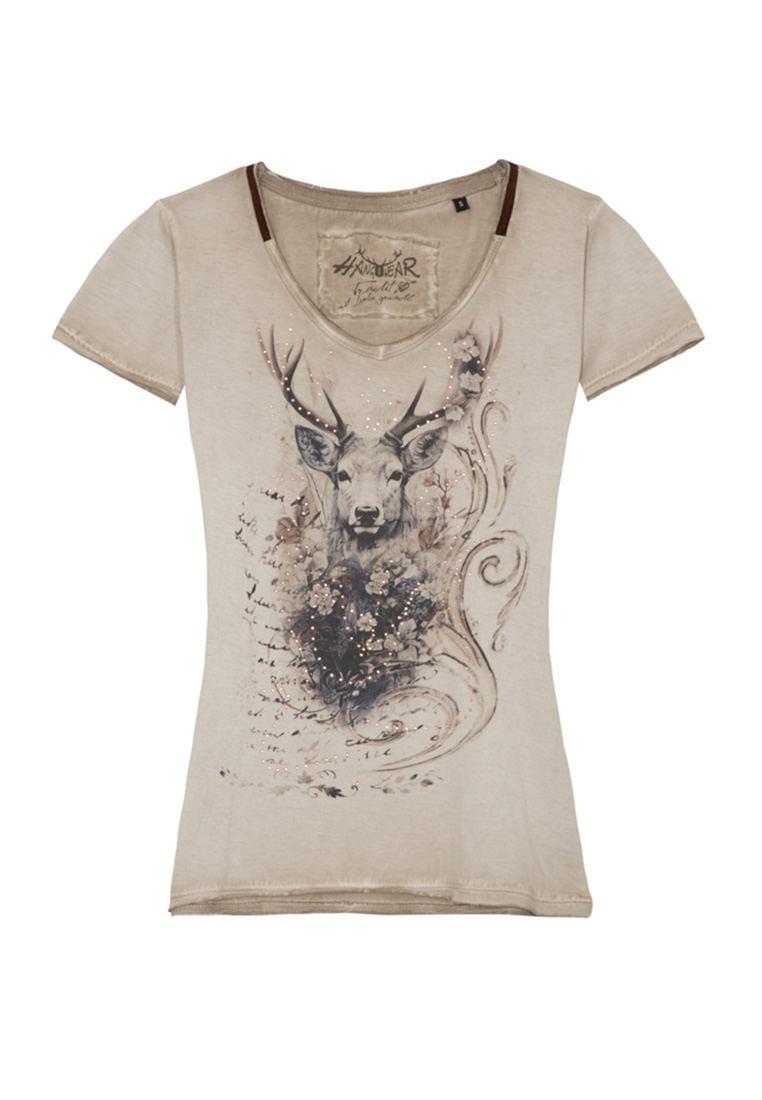 Damentrachtenshirt Ferike beige