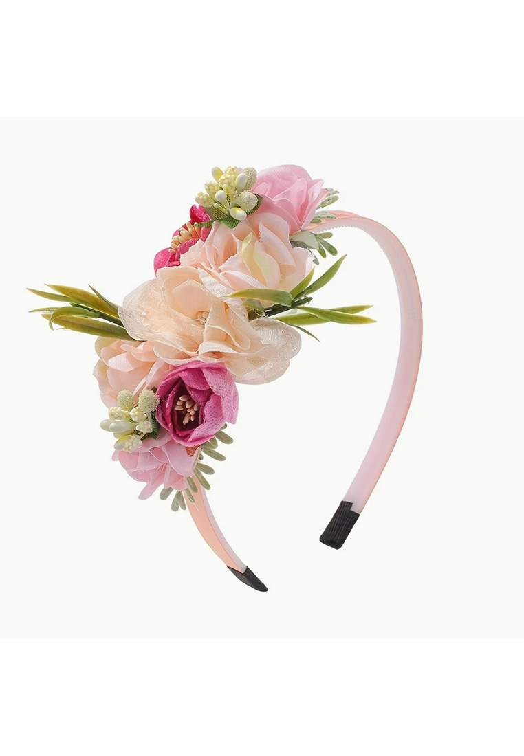 Kinder Blumenhaarreif Carmen rosa