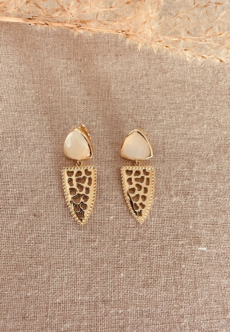 Ohrhänger Alemee Gold creme Ohrhänger Alemee Gold creme