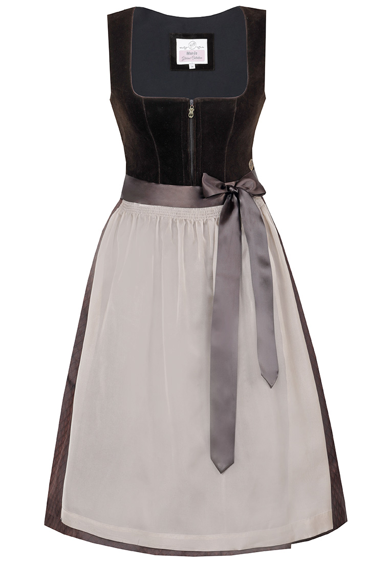 Dirndl Bidingen lakritz 70cm