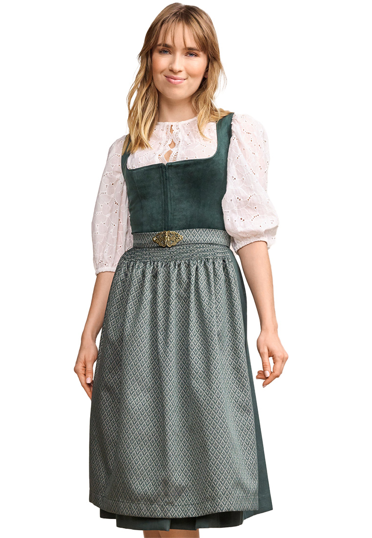 Dirndl Alisha dunkelgrün