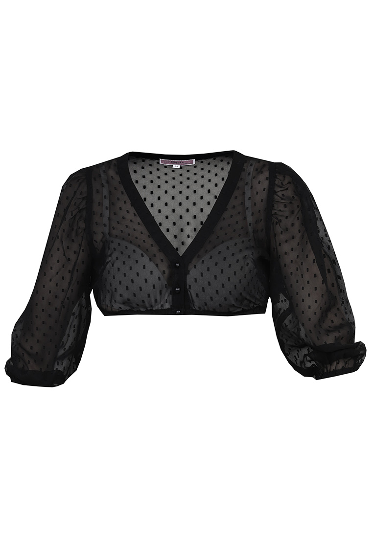 Dirndlbluse Ahorntal schwarz