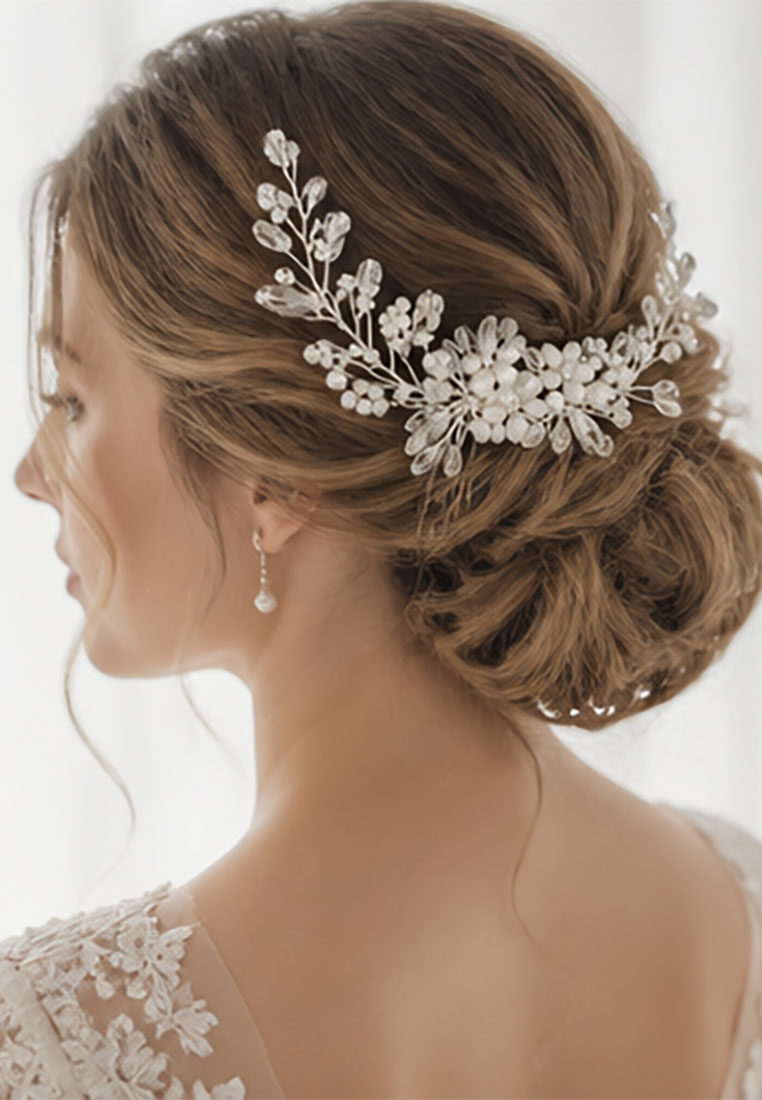 Haarschmuck Perlblumen