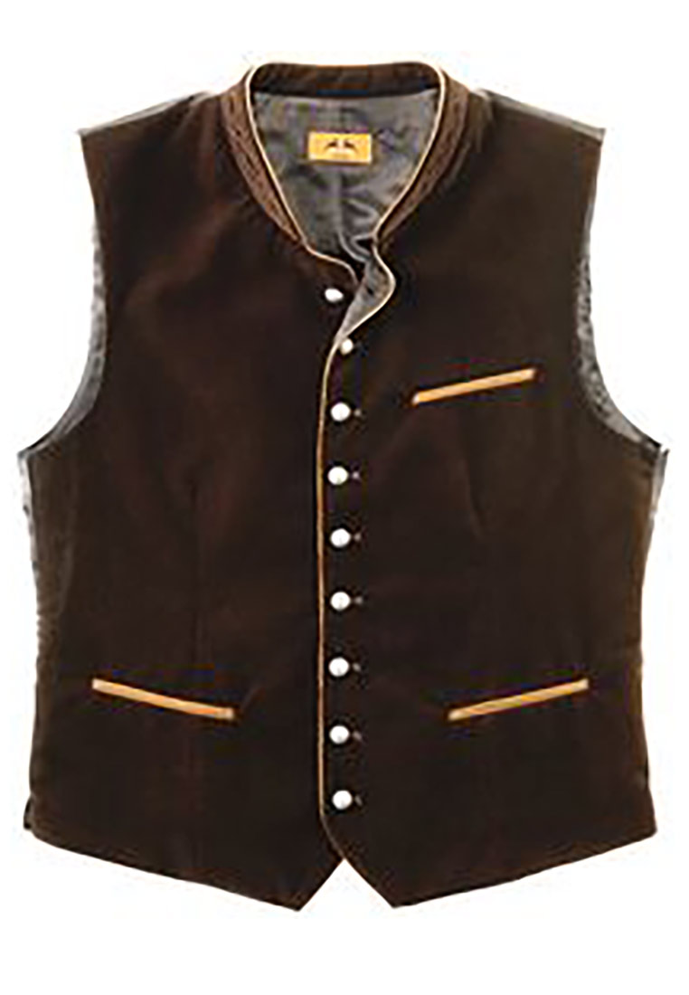 Trachtenweste Zwiesel braun Trachtenweste Zwiesel braun