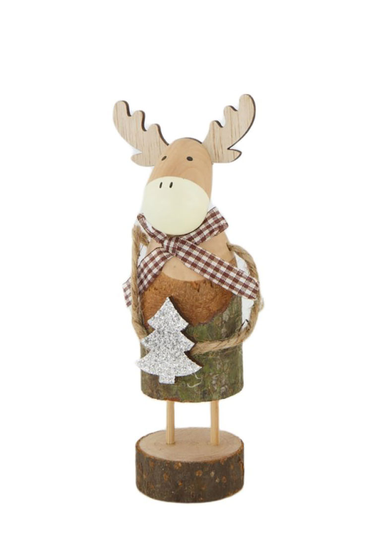 Figur Hirsch Holz Kirstan 18cm Figur Hirsch Holz Kirstan 18cm