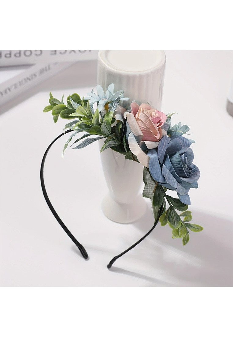Kinder Blumenhaarreif Carmen blau