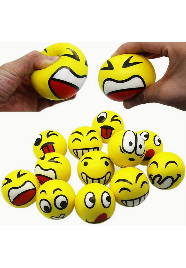 Smiley Stressbälle im 2er Set assortiert