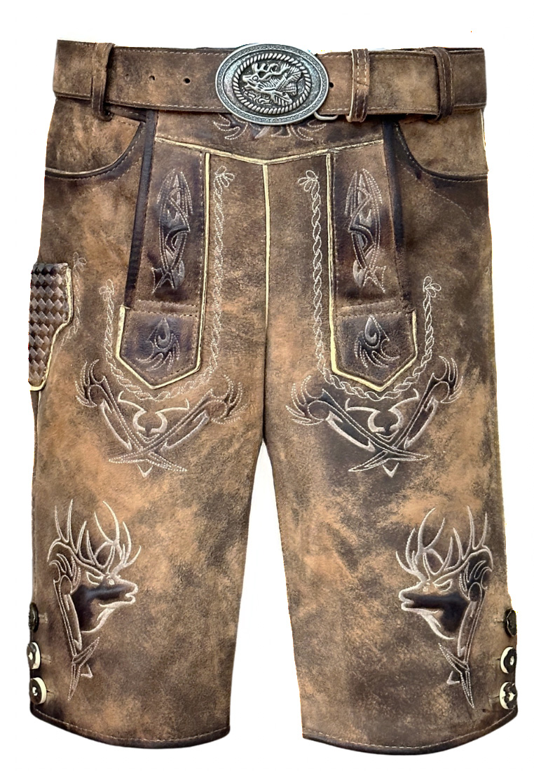 Lederhose Urgsee camel
