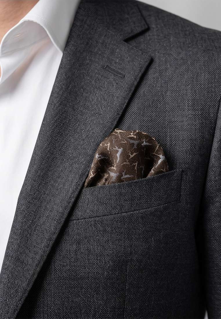 Stecktuch kleine Hirsche taupe
