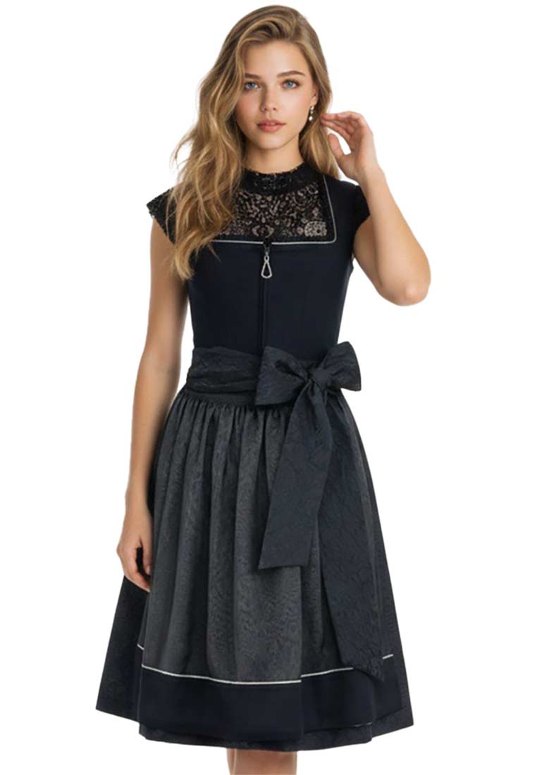 Dirndl Marisella schwarz 60cm