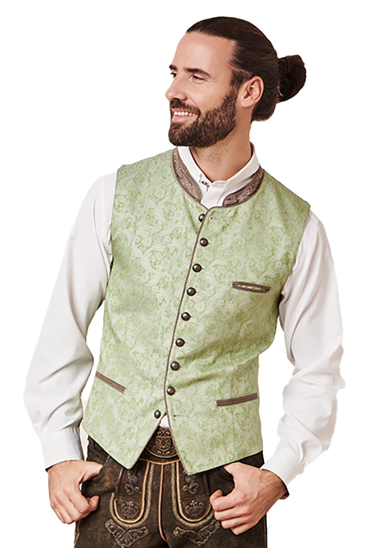 Trachtenweste Patrick hellgrün Trachtenweste Patrick hellgrün