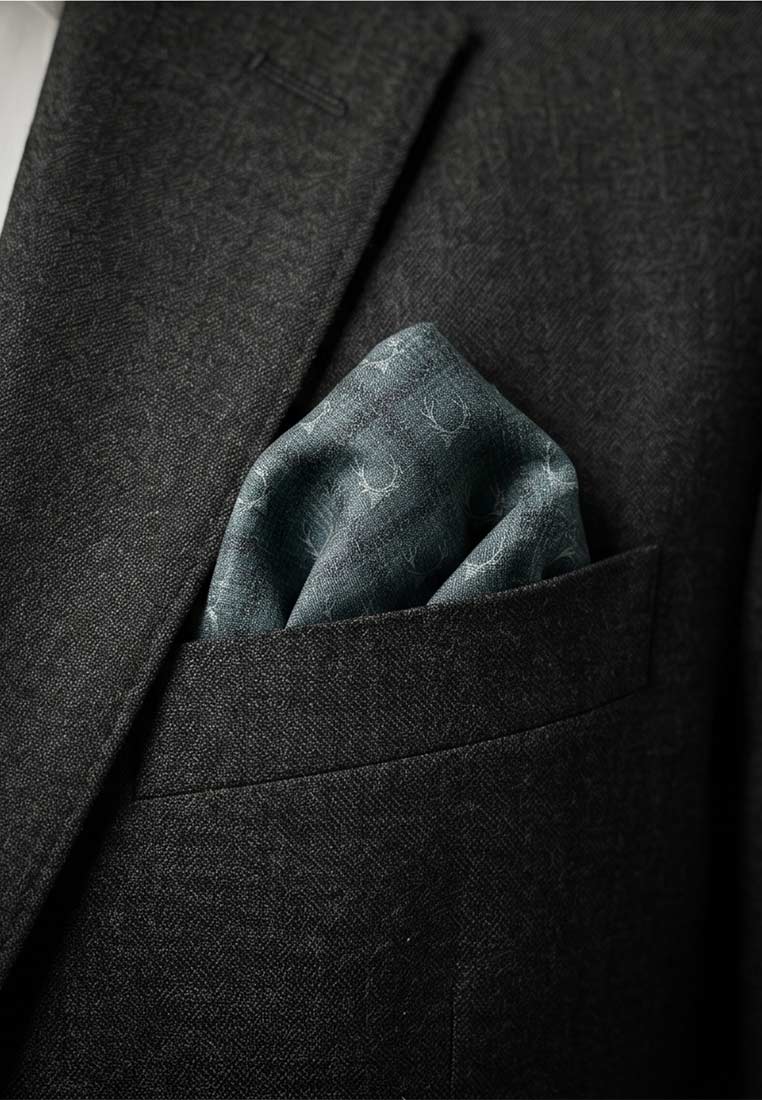 Stecktuch Geweih aqua