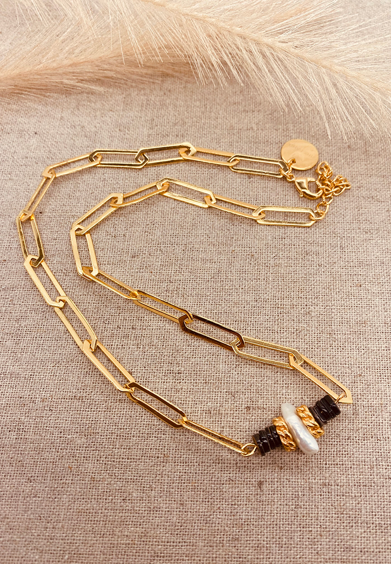 Halskette Luna Stein Gold