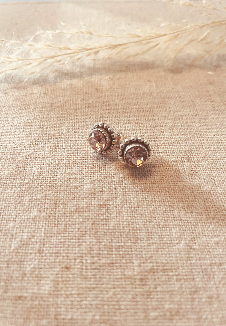 Ohrenstecker Aurinia rosa