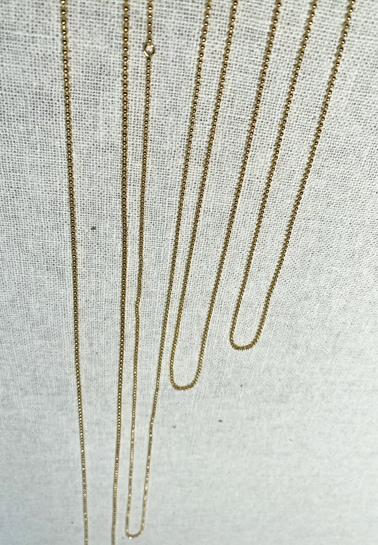 Kugelkette Gold 70 75-80cm Kugelkette Gold 70 75-80cm