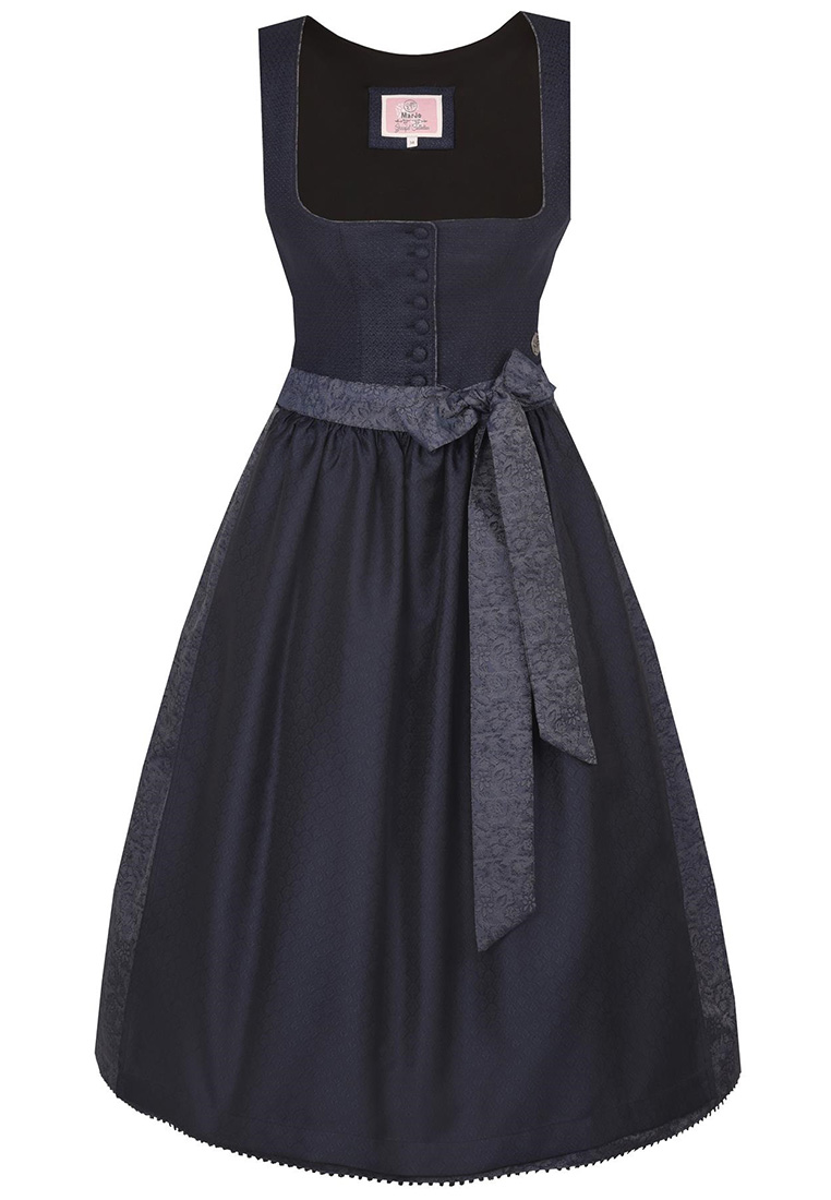 Dirndl Ellgau blau 65cm