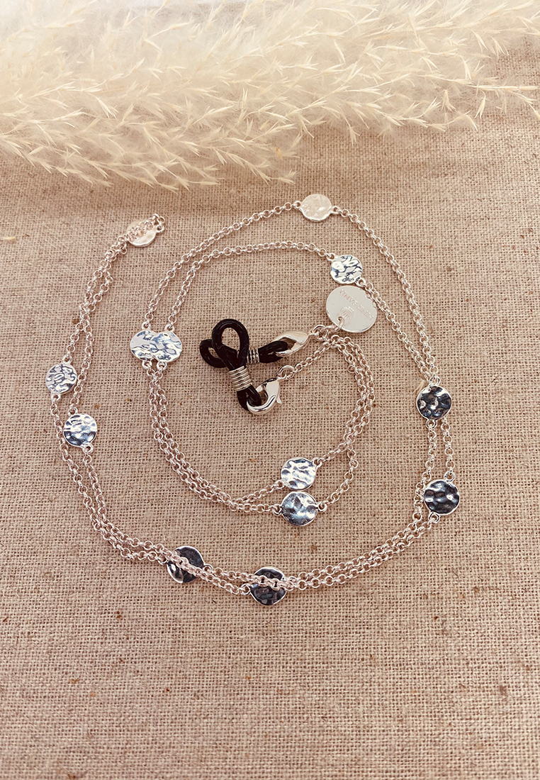 Brillen Masken Kette Santini Silber