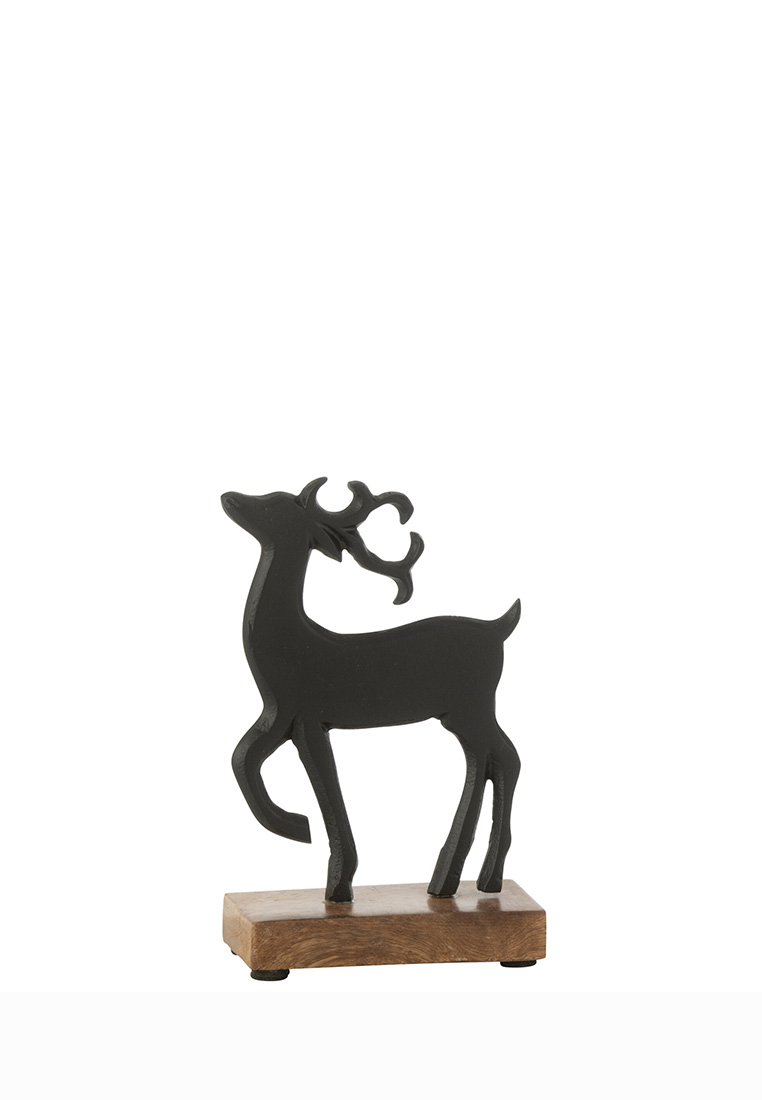 Alu Rentier klein Rudi auf Sockel klein 16.5cm Alu Rentier klein Rudi auf Sockel klein 16.5cm