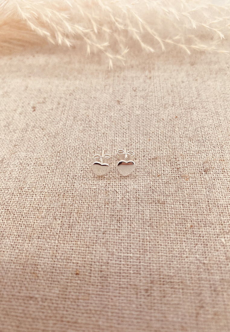 Kinderohrstecker Herz Silber Kinderohrstecker Herz Silber