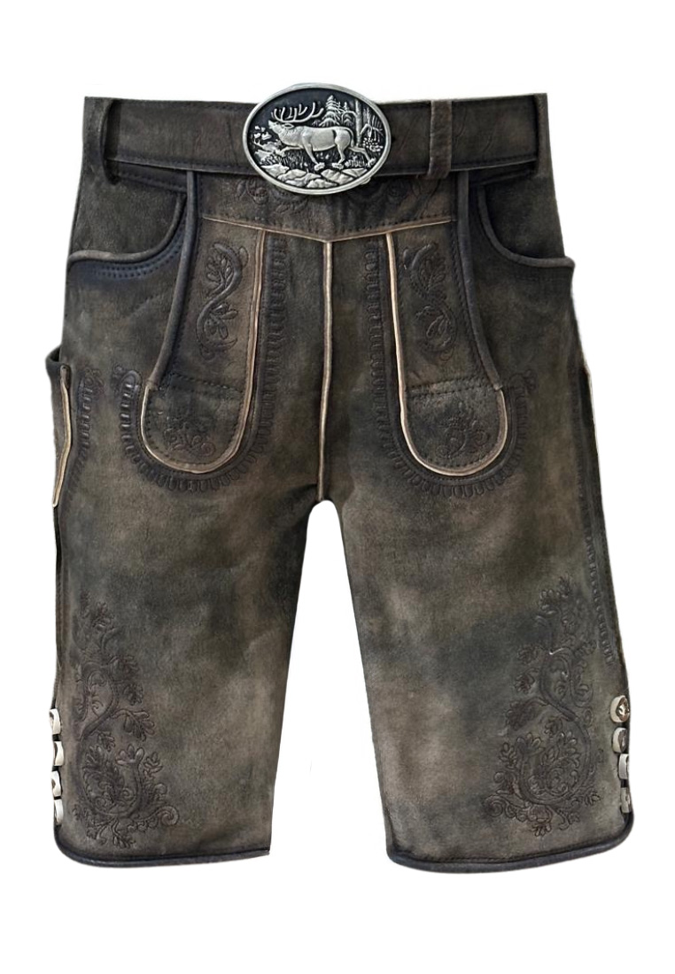 Lederhose Achim dunkelbraun Lederhose Achim dunkelbraun