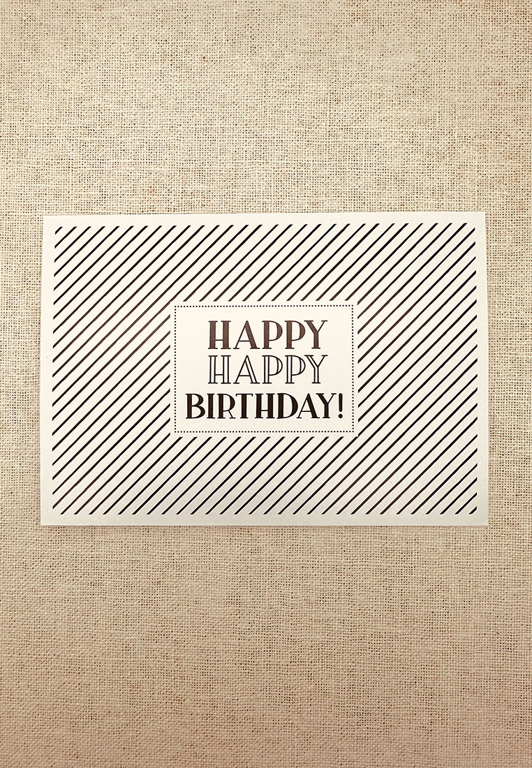Postkarte Happy Birthday