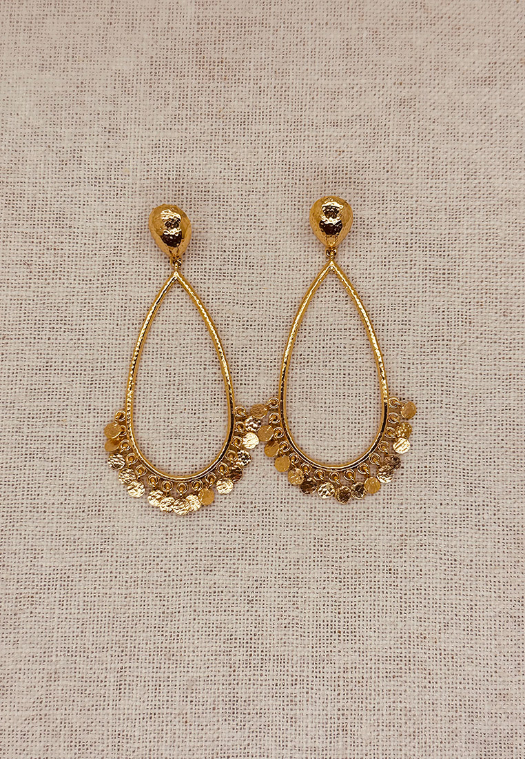 Ohrenhänger Windröschen gold  Ohrenhänger Windröschen gold