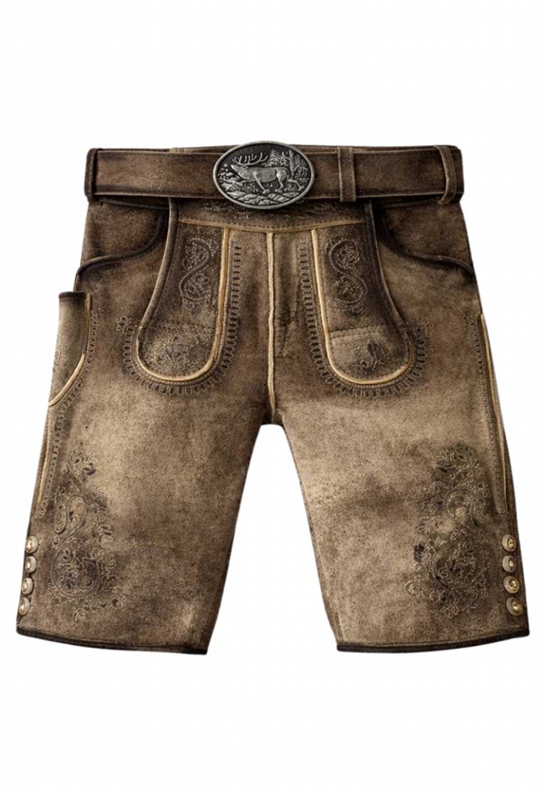 Lederhose Achim hellbraun