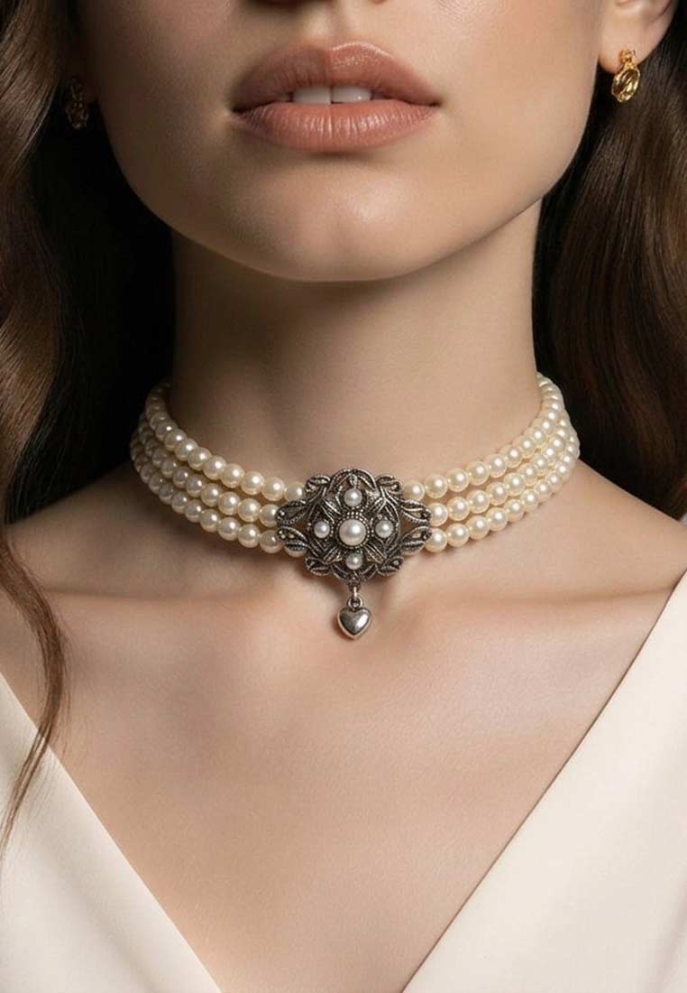 Perlen Kropfkette Mary