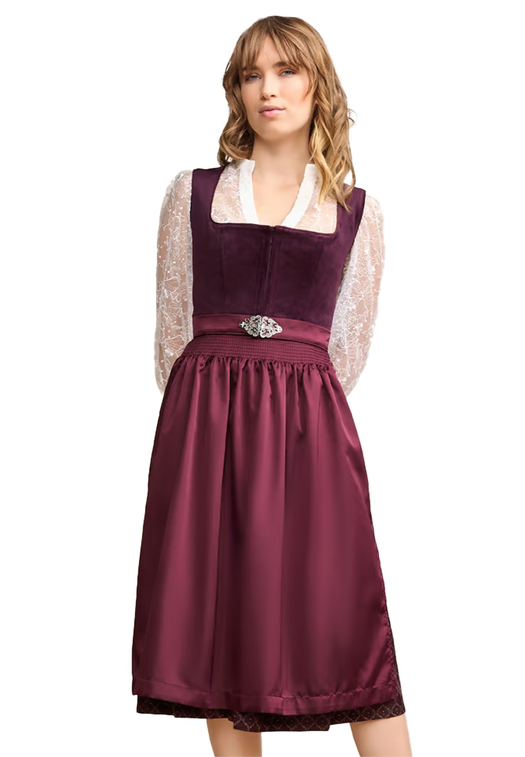 Dirndl Livie bordeaux 70cm
