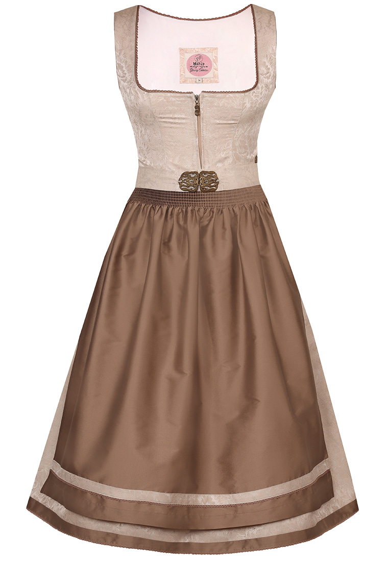 Dirndl Lalling taupe 65cm