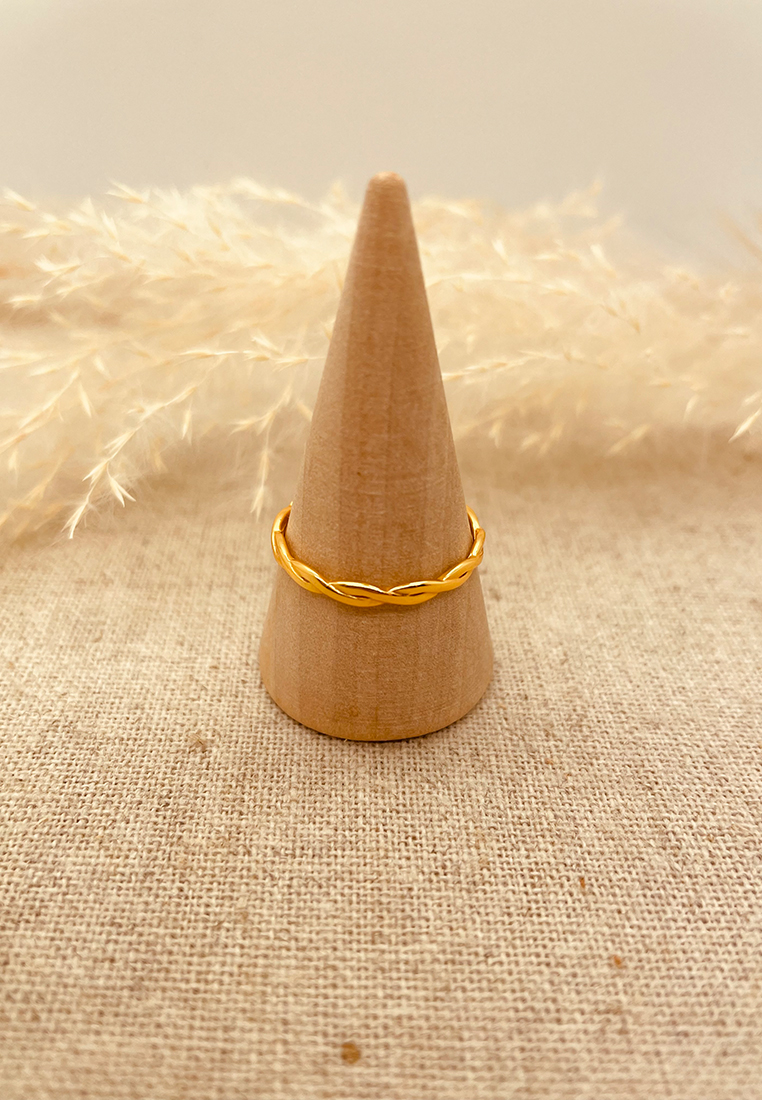 Twisted Fingerring Gold