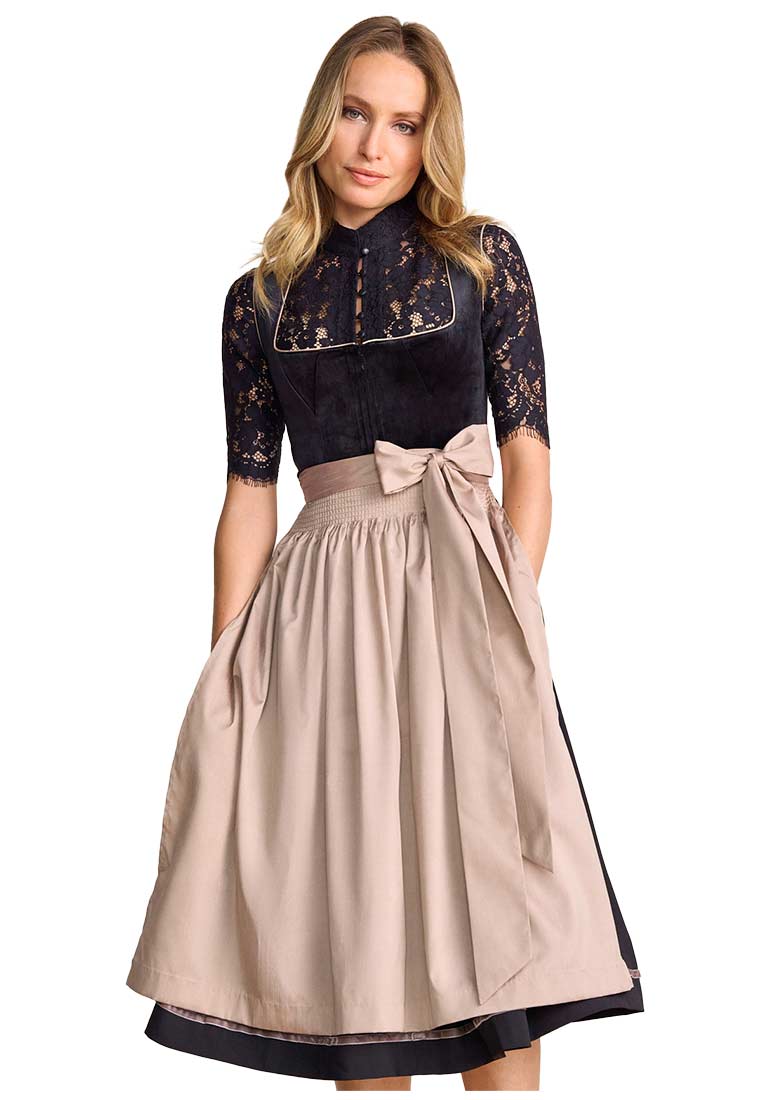 Dirndl Suzanne schwarz 70cm