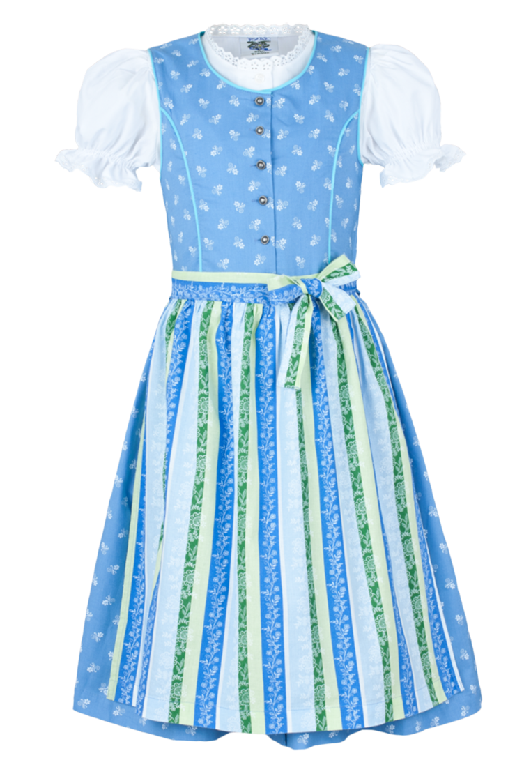 Kinderdirndl Klara blau