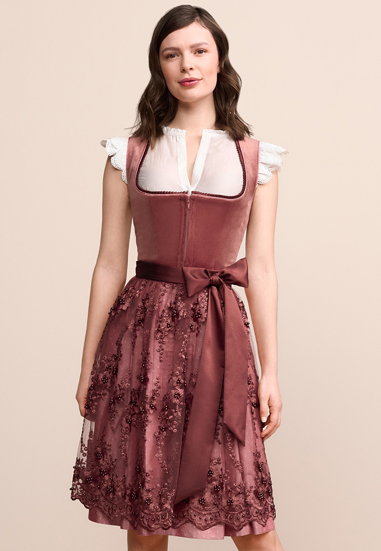 Dirndl Kaelyn bordeaux 60cm