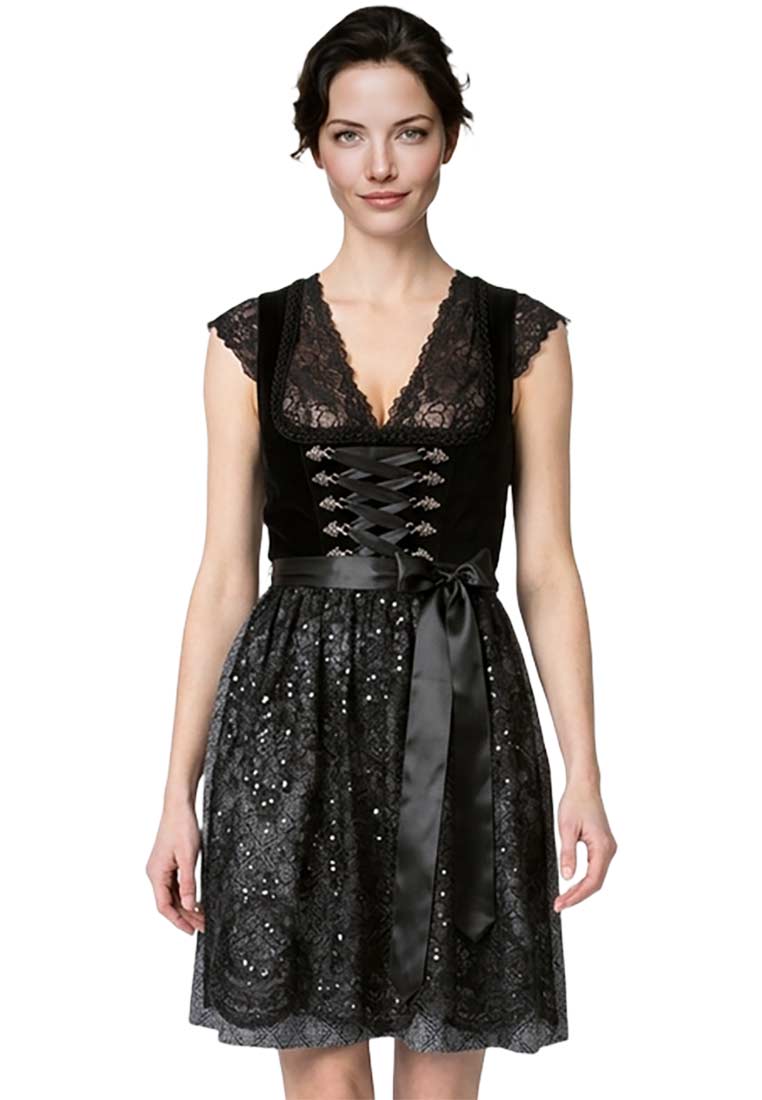 Dirndl Loredana schwarz