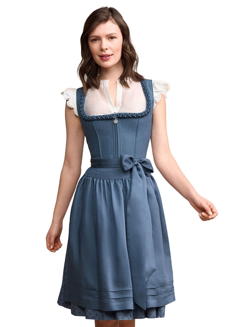 Dirndl Jocelyn blau 60cm