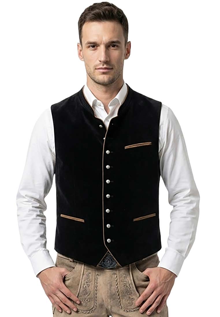 Trachtenweste Zwiesel schwarz