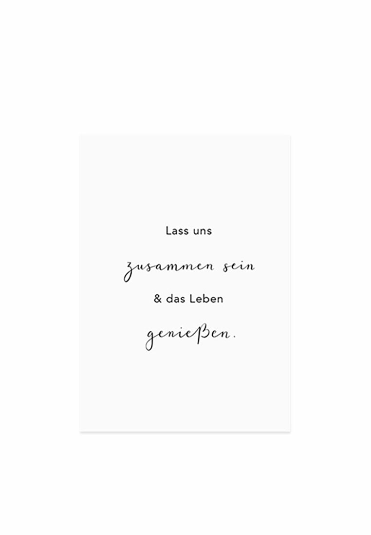 Spruchkarte Zusammensein Spruchkarte Zusammensein