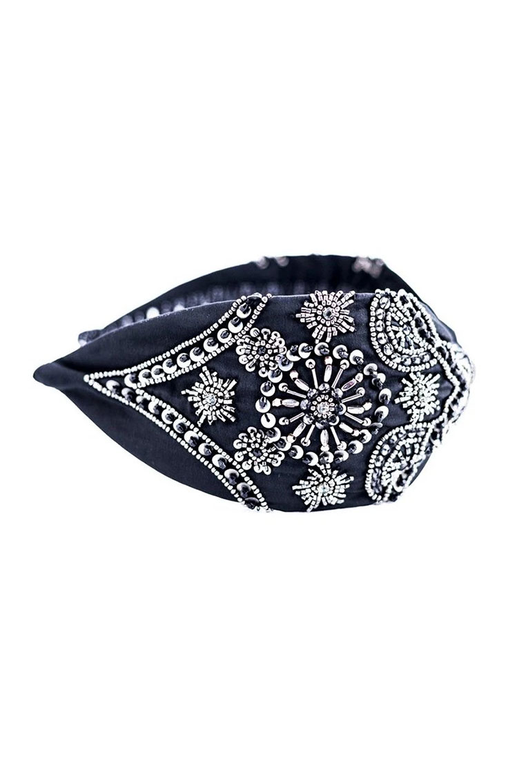 Haarreif Black silver Haarreif Black silver