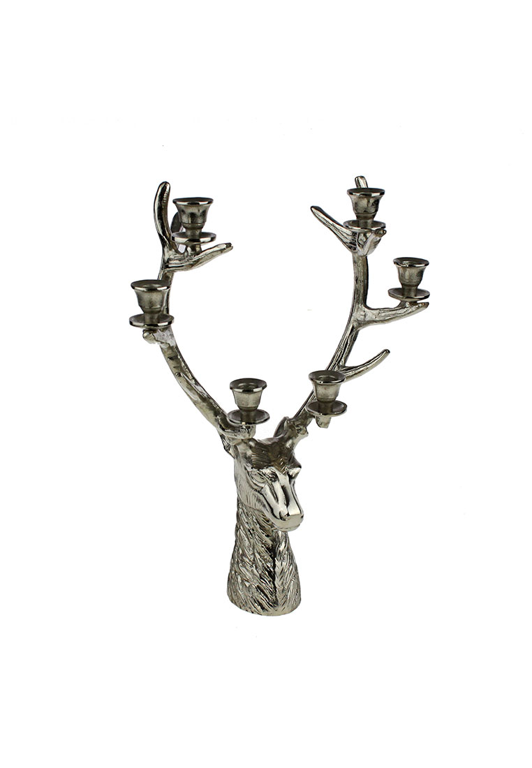 46841_Kerzenhalter_Hirsch_silber