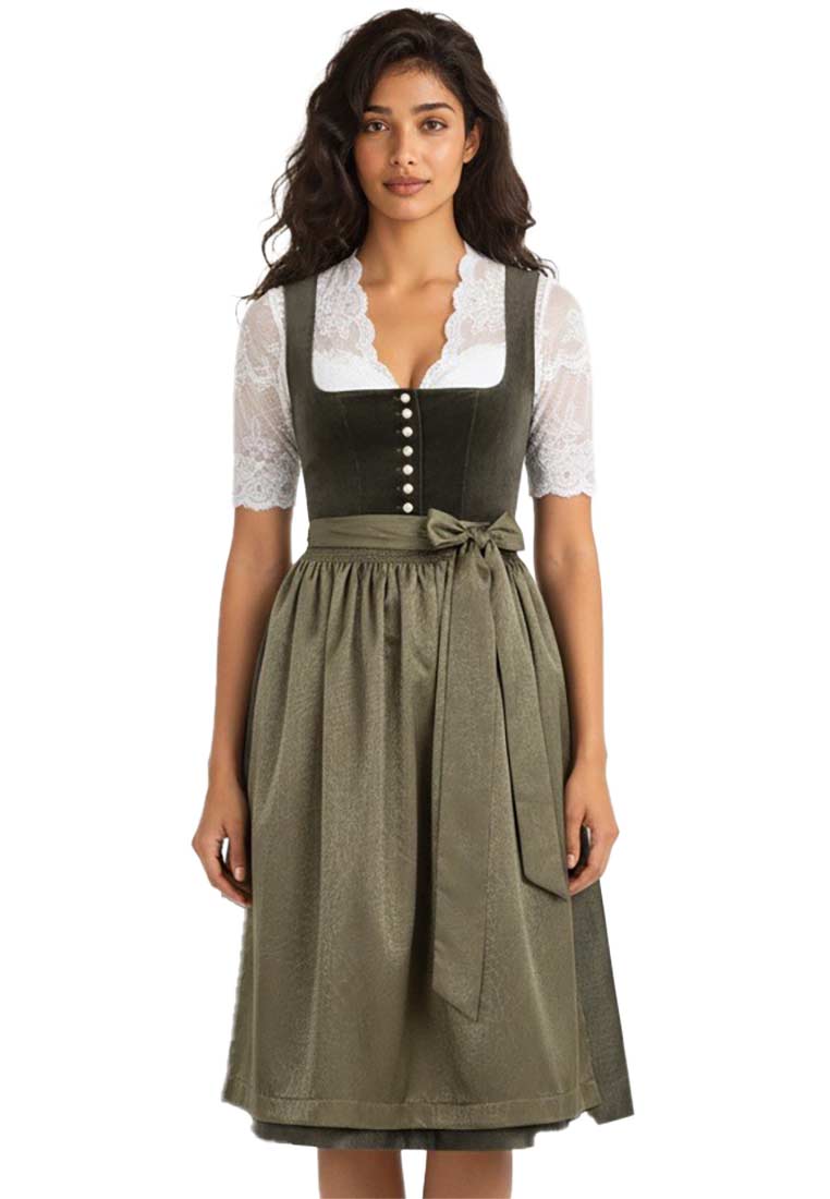 Dirndl Petersdorf waldgrün 70cm