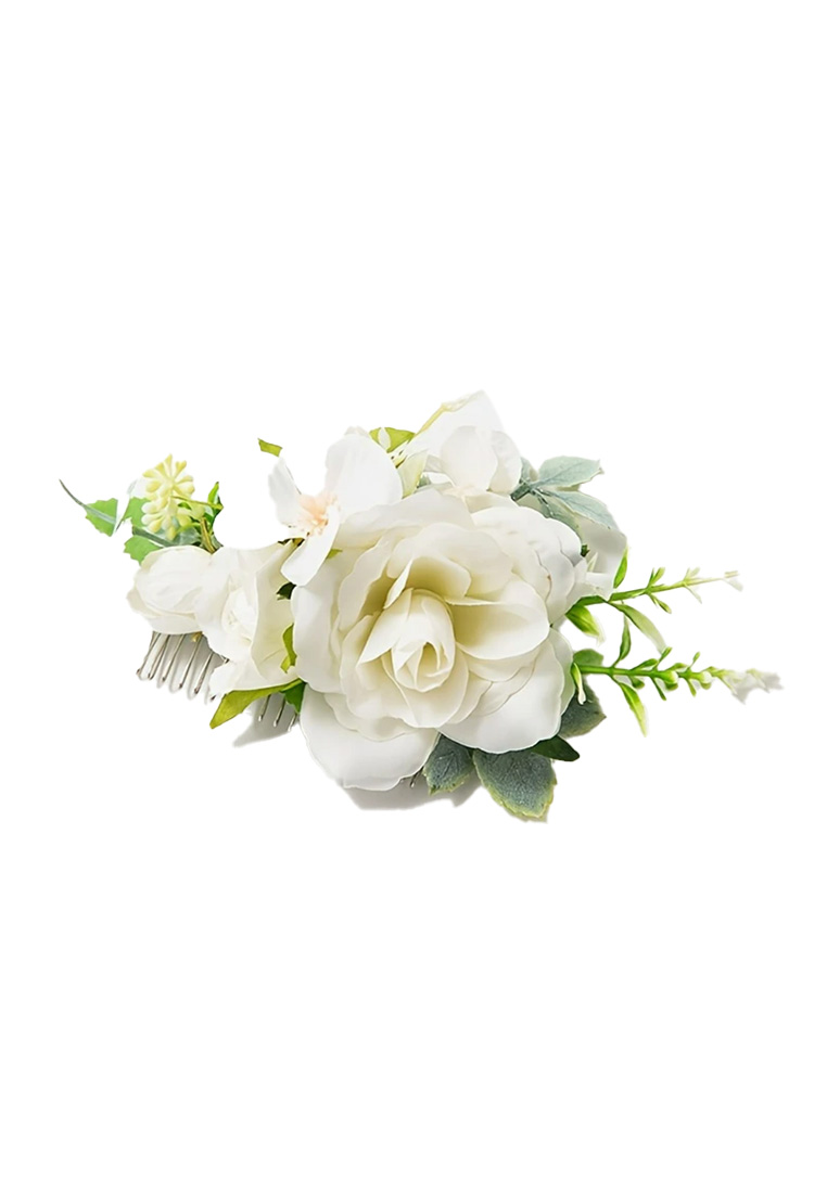 Blumen Haarschmuck Leila weiss