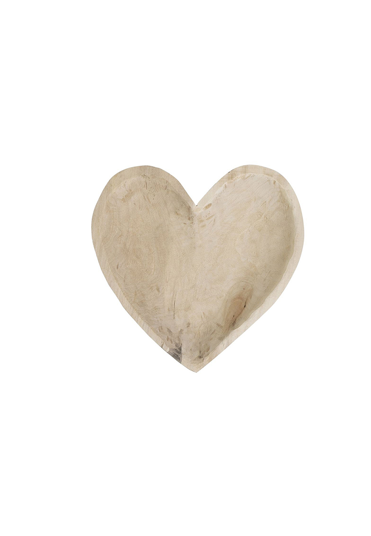 Holzschale in Herzform Klein  Holzschale in Herzform Klein