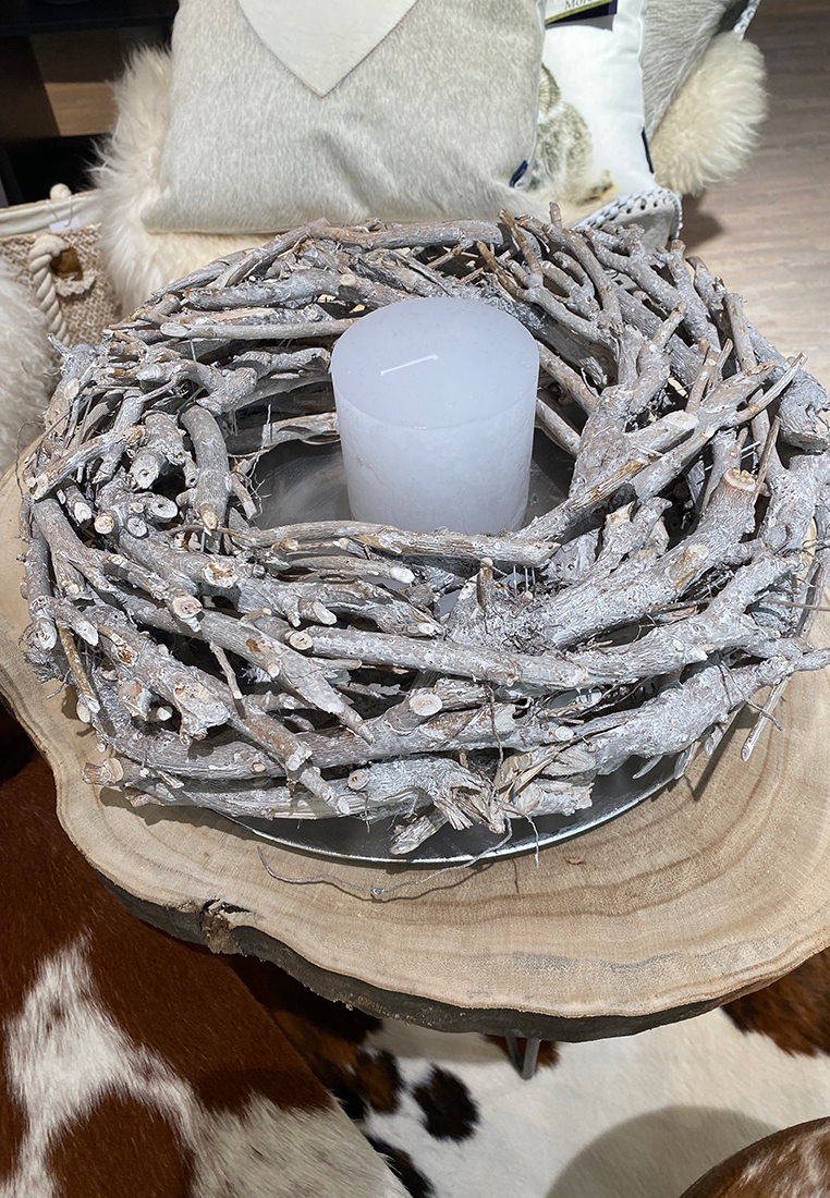 Winterlicher Dekokranz  Winterlicher Dekokranz