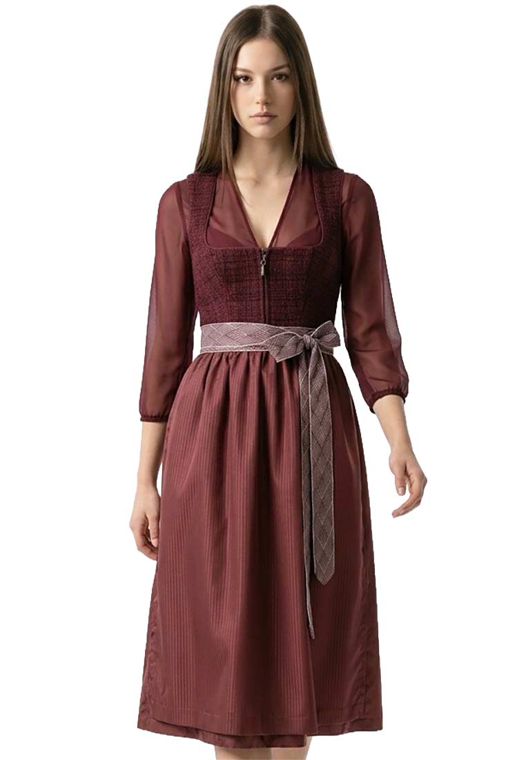 Dirndl Röthlein bordeaux 70cm
