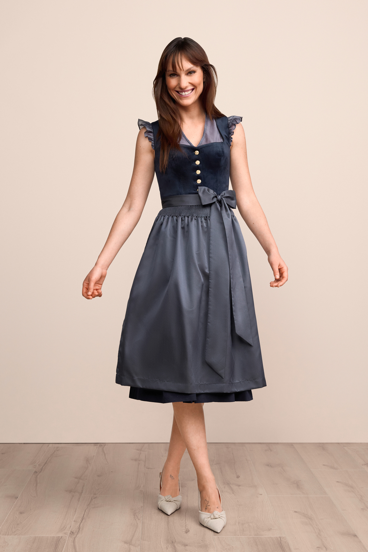 Dirndl Ann marine 70cm