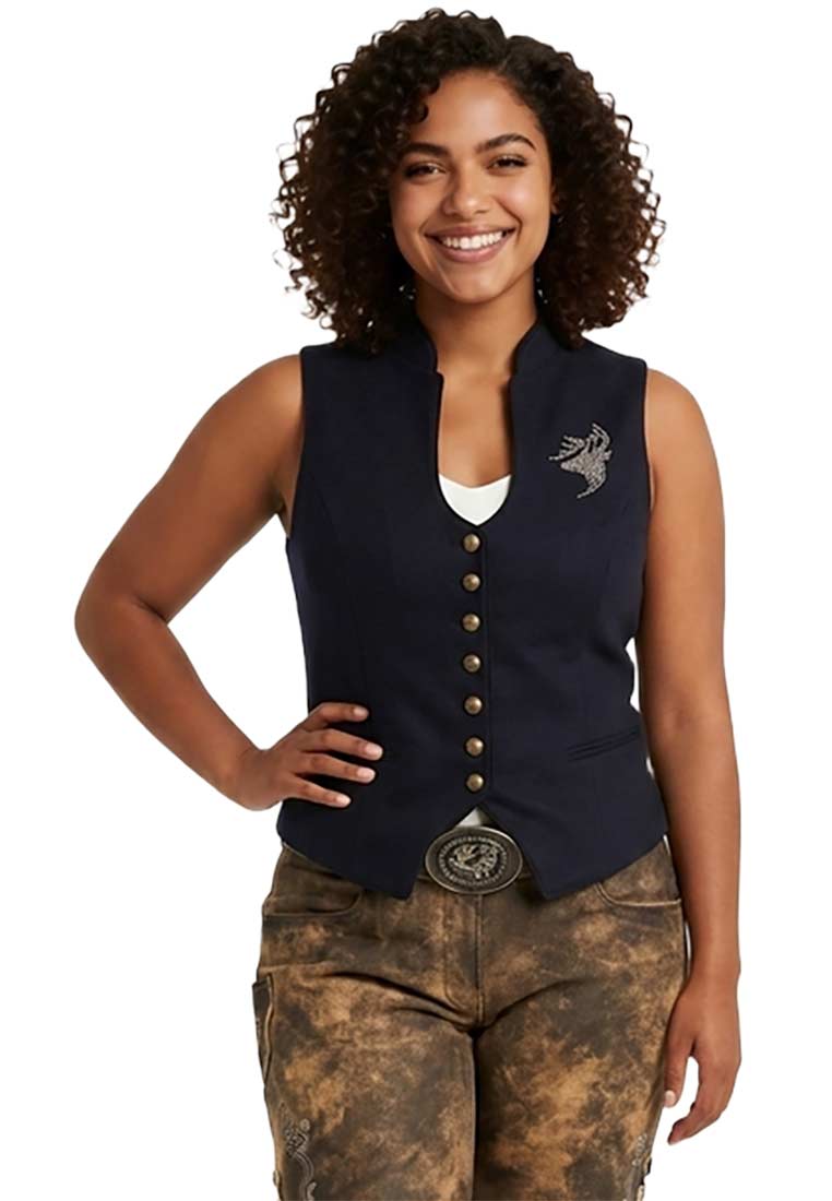 Damengilet Qalina dunkelblau