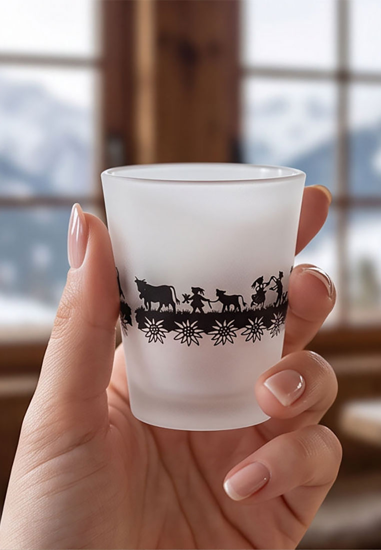 TRENDFORM Schnapsglas SWISS TRADITION satiniert